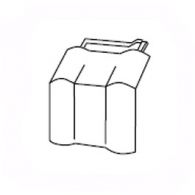 Braas Rubin 11V(P) Mansard-Doppelwulstziegel (9314919) Seidenmatt tiefschwarz