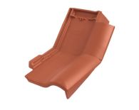 Braas Rubin 11V(H) Knick-Ortgangziegel rechts (7814303) Matt kupferrot