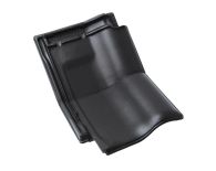 Braas Rubin 11V(H) Knickziegel (7814519) Seidenmatt tiefschwarz