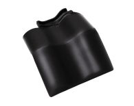 Braas Rubin 11V(H) Mansard-Doppelwulstziegel (7814919) Seidenmatt tiefschwarz