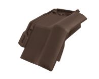 Braas Rubin 11V(H) Mansard-Ortgang rechts (7814101) Matt dunkelbraun