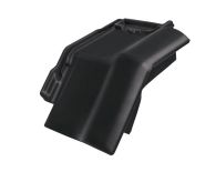 Braas Rubin 11V(H) Mansard-Ortgang rechts (7814119) Seidenmatt tiefschwarz