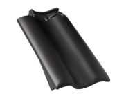 Braas Rubin 11V(H) Ortgangziegel links (7810121) Matt anthrazit