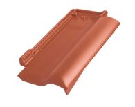 Braas Rubin 11V(H) Ortgangziegel rechts (7811403) Matt kupferrot