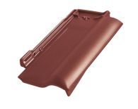 Braas Rubin 11V(H) Ortgangziegel rechts (7811411) Seidenmatt rotbuche