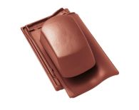 Braas Rubin 11V(H) TonSanilüfter geschlossen (7829806) Seidenmatt kastanie