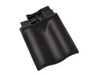 Braas Rubin 11V(H) Firstanschluss-Doppelwulstziegel (7809321) Matt anthrazit