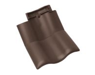 Braas Rubin 11V(H) Knick-Doppelwulstziegel (7814801) Matt dunkelbraun