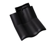 Braas Rubin 11V(P) Knick-Doppelwulstziegel (9314842) Matt vulkanschwarz