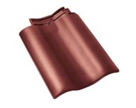 Braas Rubin 11V(P) Doppelwulstziegel (9310411) Seidenmatt rotbuche