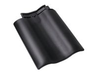 Braas Rubin 11V(P) Doppelwulstziegel (9310442) Matt vulkanschwarz