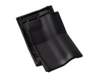 Braas Rubin 11V(P) Knickziegel (9314542) Matt vulkanschwarz