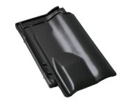 Braas Rubin 11V(P) Lüfterziegel (9309519) Seidenmatt tiefschwarz