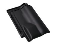 Braas Rubin 11V(P) Lüfterziegel (9309542) Matt vulkanschwarz