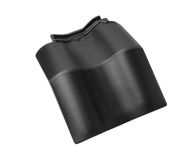 Braas Rubin 11V(P) Mansard-Doppelwulstziegel (9314957) Matt graphitgrau