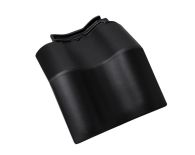 Braas Rubin 11V(P) Mansard-Doppelwulstziegel (9314942) Matt vulkanschwarz