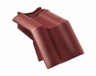 Braas Rubin 11V(P) Mansard-Ortgang links (9314211) Seidenmatt rotbuche