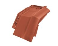 Braas Rubin 11V(P) Mansard-Ortgang rechts (9314103) Matt kupferrot