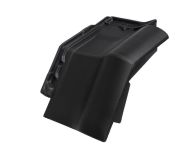 Braas Rubin 11V(P) Mansard-Ortgang rechts (9314142) Matt vulkanschwarz