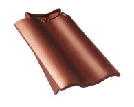 Braas Rubin 11V(P) Ortgangziegel links (9310106) Seidenmatt kastanie