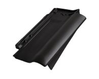 Braas Rubin 11V(P) Ortgangziegel rechts (9310057) Matt graphitgrau