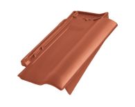 Braas Rubin 11V(P) Ortgangziegel rechts (9310003) Matt kupferrot