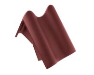 Braas Rubin 11V(P) Pultortgangziegel links (9312540) Matt lavarot