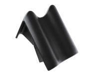 Braas Rubin 11V(P) Pultortgangziegel links (9312519) Seidenmatt tiefschwarz