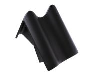 Braas Rubin 11V(P) Pultortgangziegel links (9312542) Matt vulkanschwarz