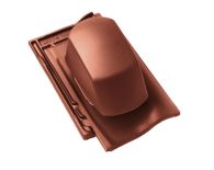 Braas Rubin 11V(P) Ton-Sanilüfter geschlossen (7829006) Seidenmatt kastanie