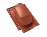 Braas Rubin 11V(P) Ton-Sanilüfter geschlossen (7829003) Matt kupferrot