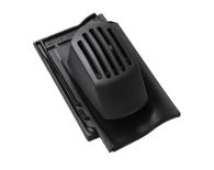 Braas Rubin 11V(P) Ton-Sanilüfter offen (9328657) Matt graphitgrau