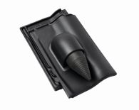 Braas Rubin 11V(P) Ton-Solar- Kabeldurchgang (9329357) Matt graphitgrau