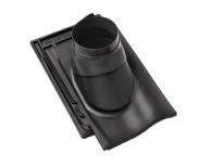 Braas Rubin 11V(P) Ton-Abgasrohrdurchgang (9328721) Matt graphitgrau