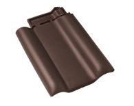 Braas Rubin 13V Doppelwulstziegel (8210431) Matt Dunkelbraun