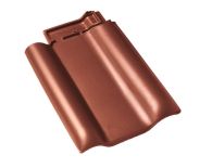 Braas Rubin 13V Doppelwulstziegel (8210406) Seidenmatt Kastanie