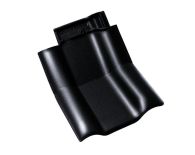 Braas Rubin 13V Knick-Doppelwulstziegel (8214847) Hochglanz Brillantschwarz