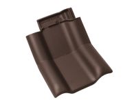 Braas Rubin 13V Knick-Doppelwulstziegel (8214831) Matt Dunkelbraun
