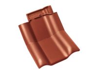 Braas Rubin 13V Knick-Doppelwulstziegel (8214816) Seidenmatt Herbstrot