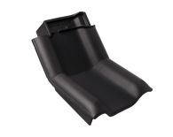 Braas Rubin 13V Knick-Ortgangziegel links (8214421) Matt Anthrazit