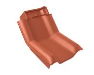 Braas Rubin 13V Knick-Ortgangziegel links (8214403) Matt Kupferrot