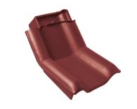 Braas Rubin 13V Knick-Ortgangziegel links (8214411) Seidenmatt Rotbuche