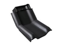 Braas Rubin 13V Knick-Ortgangziegel links (8214449) Seidenmatt Royalgrau