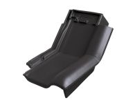 Braas Rubin 13V Knick-Ortgangziegel rechts (8214349) Seidenmatt Royalgrau