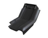 Braas Rubin 13V Knick-Ortgangziegel rechts (8214319) Seidenmatt Tiefschwarz