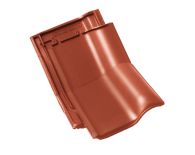 Braas Rubin 13V Knickziegel (8214516) Seidenmatt Herbstrot