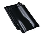 Braas Rubin 13V Lüfterziegel (8209547) Hochglanz Brillantschwarz