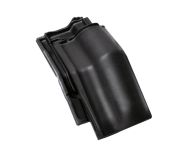 Braas Rubin 13V Halber Mansardziegel (8214719) Seidenmatt Tiefschwarz