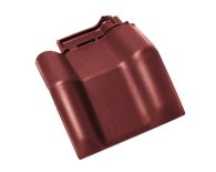 Braas Rubin 13V Mansard-Doppelwulstziegel (8214911) Seidenmatt Rotbuche