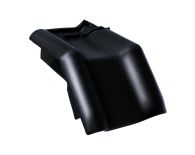 Braas Rubin 13V Mansard-Ortgangziegel links (8214247) Hochglanz Brillantschwarz